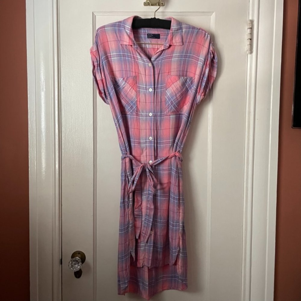 GAP Plaid Shirtdress